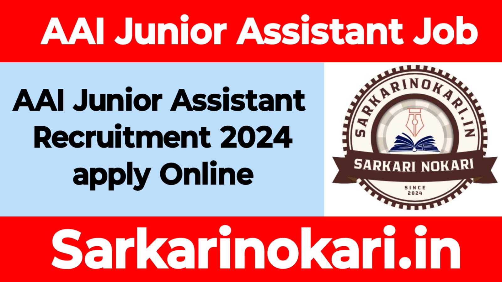 AAI Junior Assistant (Fire Services) Recruitment 2024 Apply Online