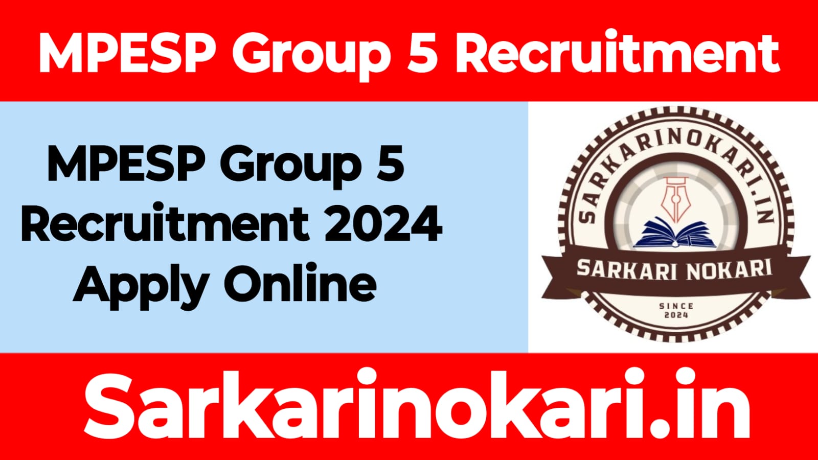 MPESB Group 5 Recruitment 2024 Apply Online for Various Posts