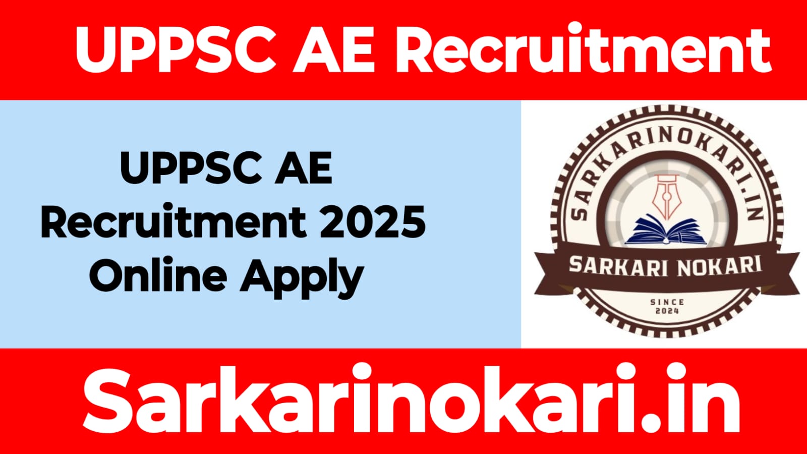 UPPSC AE Recruitment 2024 Apply Online for Assistant Engineer Vacancies