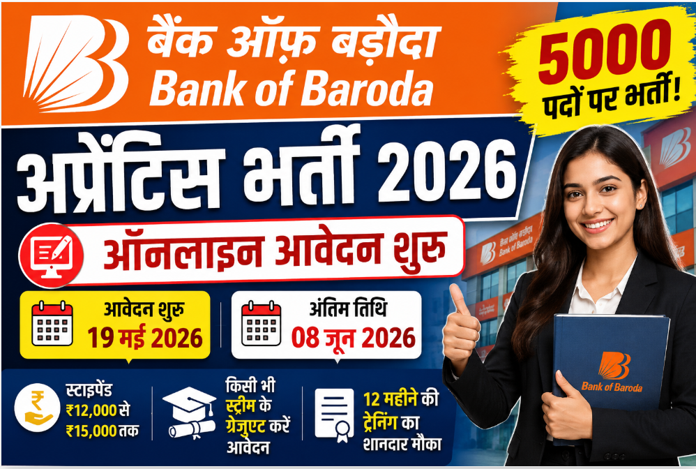 Bank of Baroda Apprenticeship Recruitment 2026