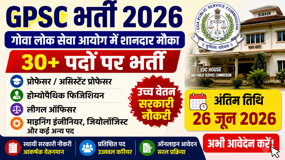 GPSC Recruitment 2026
