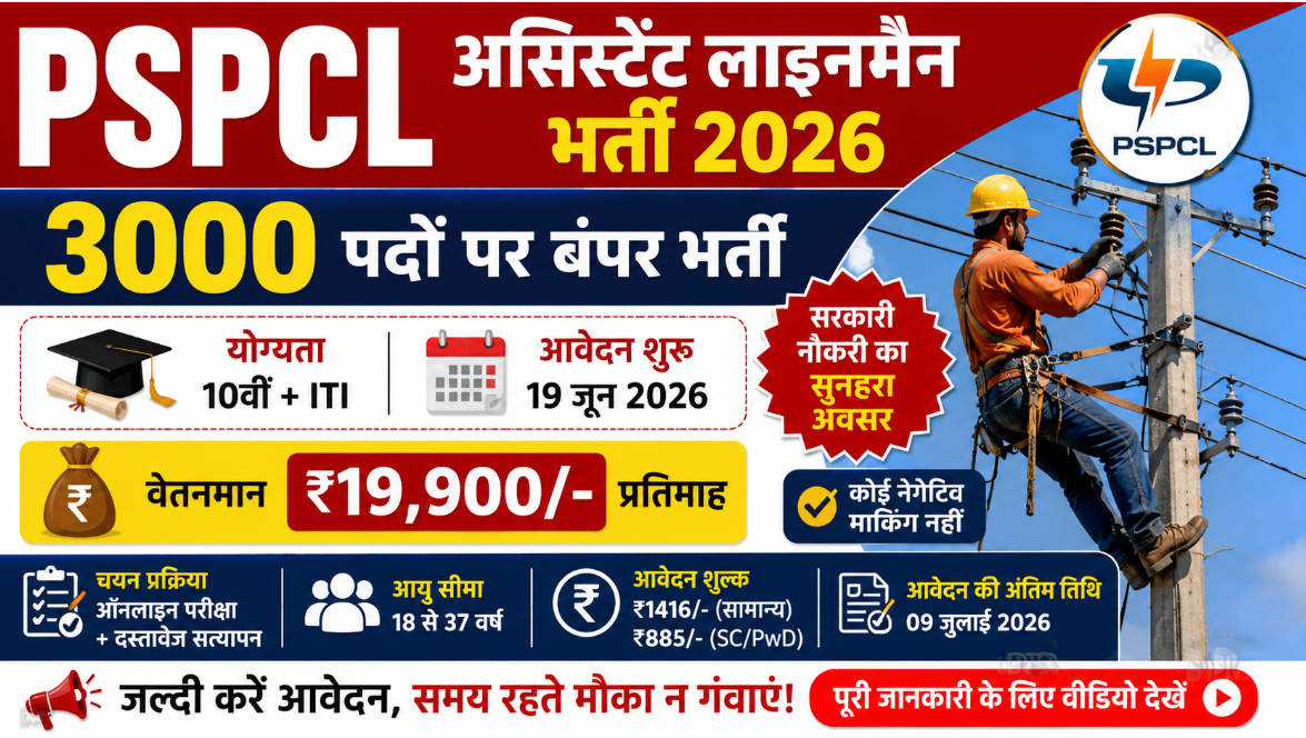 PSPCL Assistant Lineman