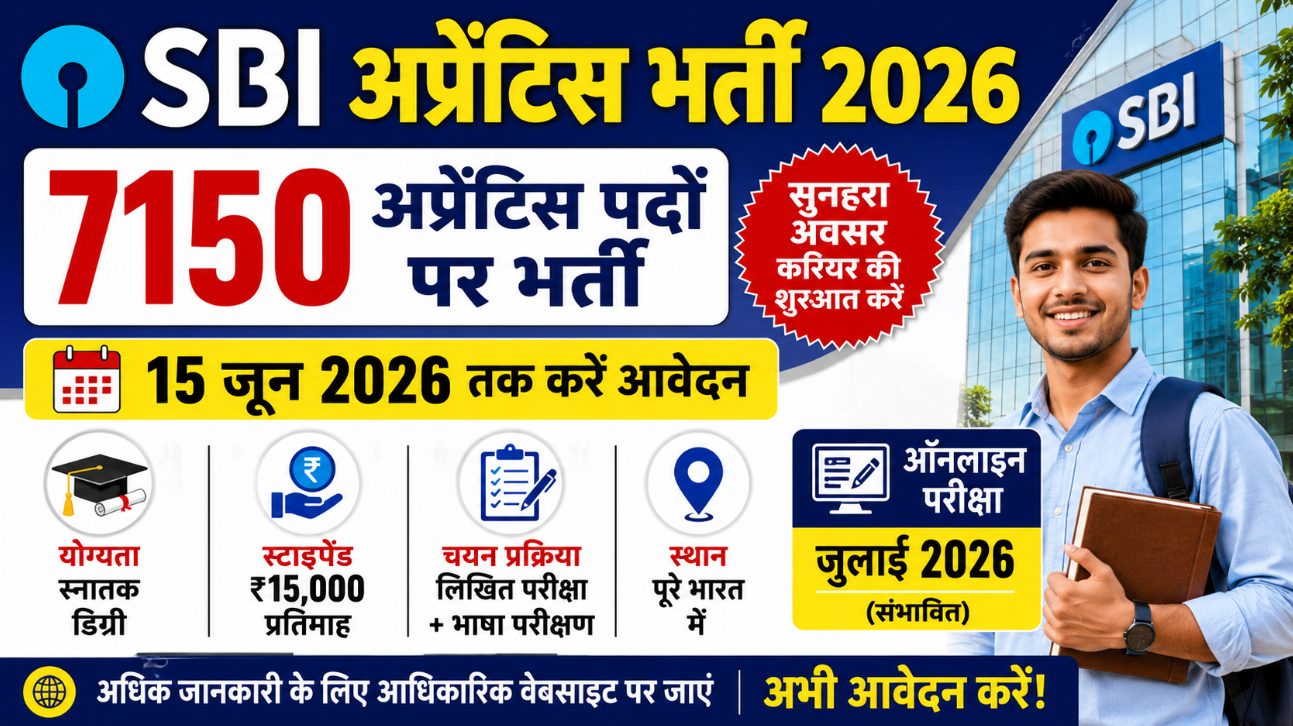 SBI Apprentice Recruitment 2026