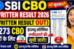 SBI CBO Written Result 2026