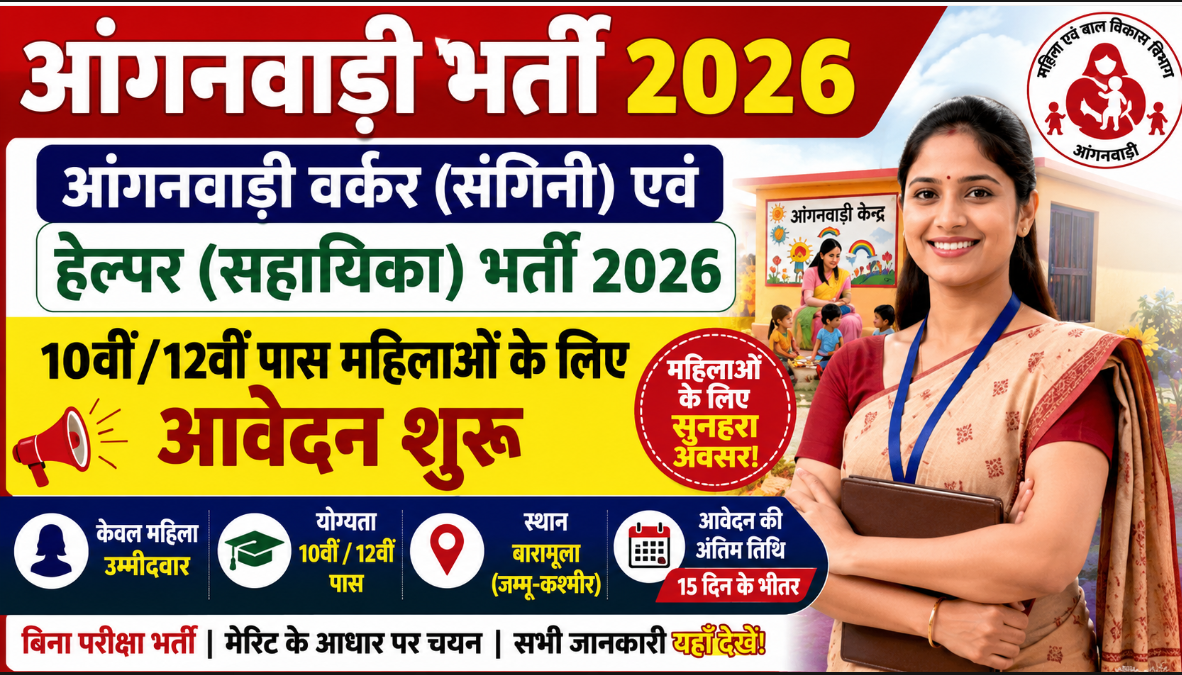 Anganwadi Recruitment 2026
