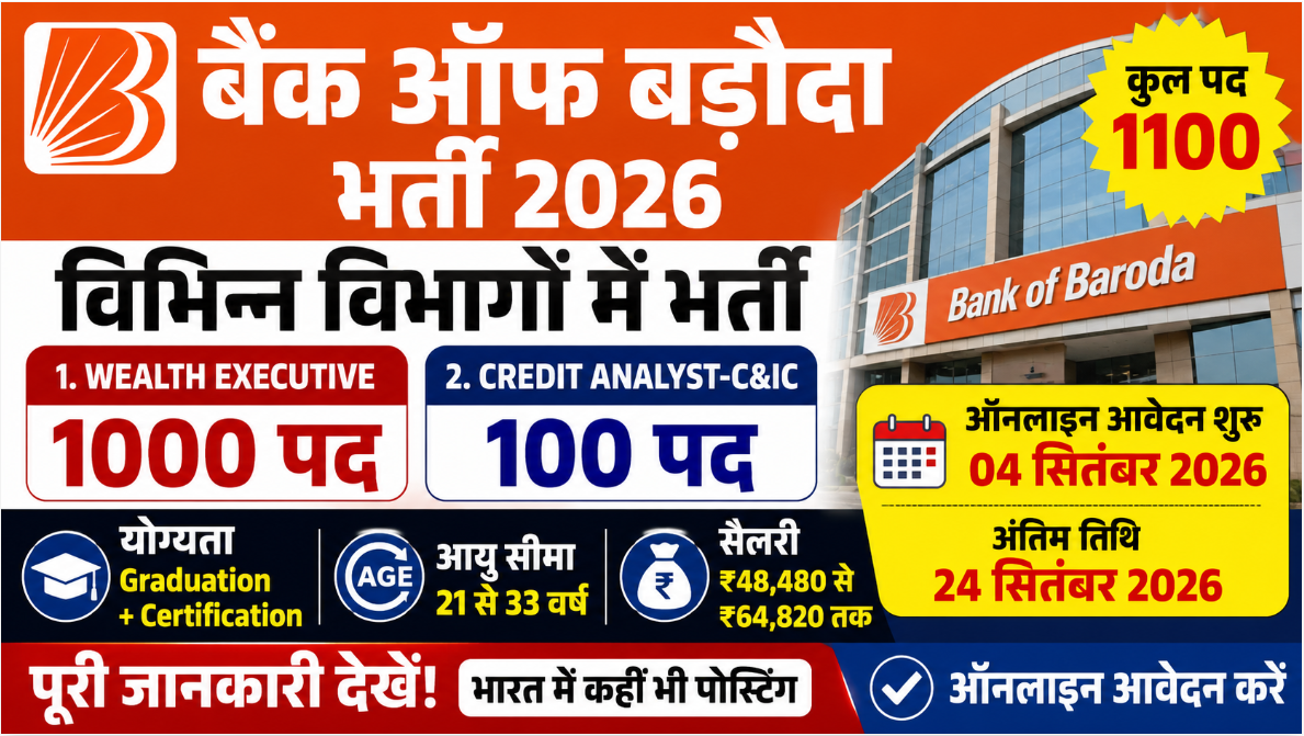Bank of Baroda Recruitment 2026